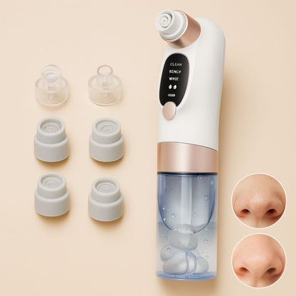 Avyrae™ AquaLift Pore Vacuum device with multiple silicone and plastic tips and water tank