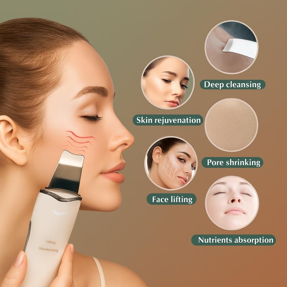 Detail shot of Avyrae™ IonLift charging port and control panel, lifestyle lighting