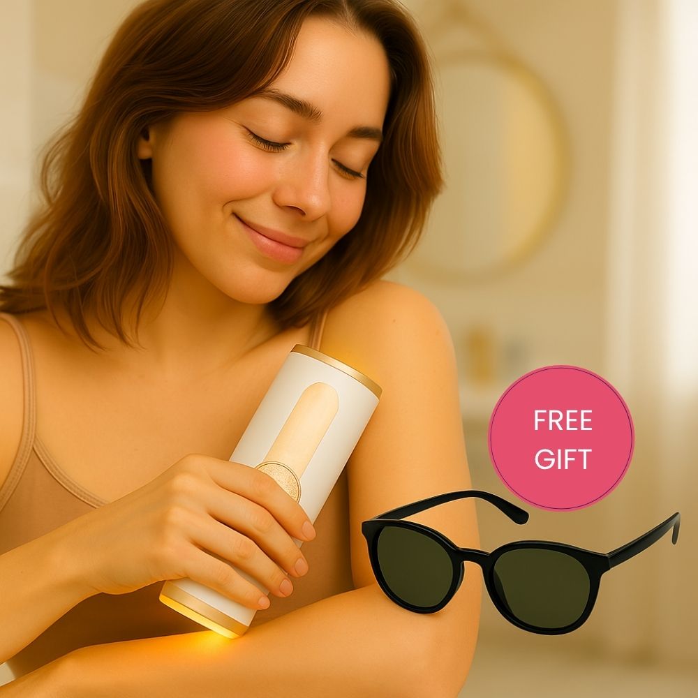 Avyrae™ LumiSmooth IPL Hair Remover with premium design and LED display on a clean background