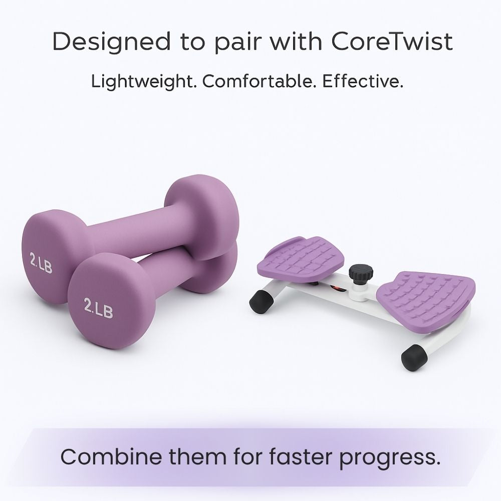 Sculpt Dumbbells (2×2 lb Set)